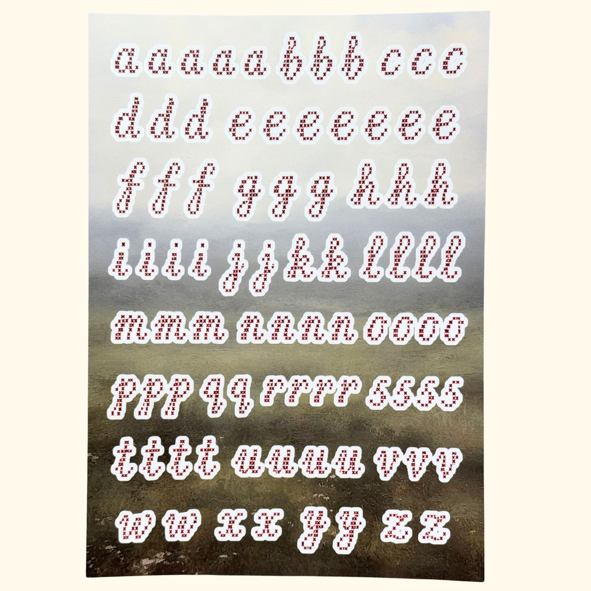 Set de 2 planches de stickers