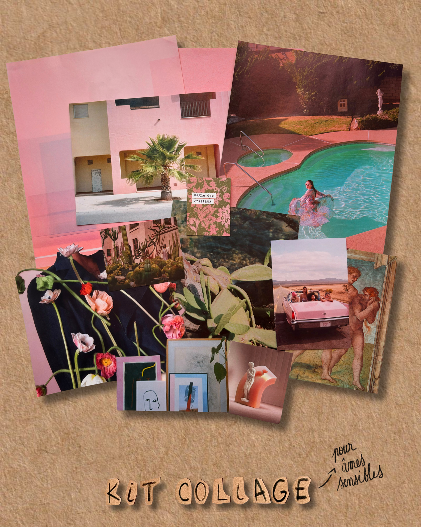 KIT COLLAGE -pour âmes sensibles-