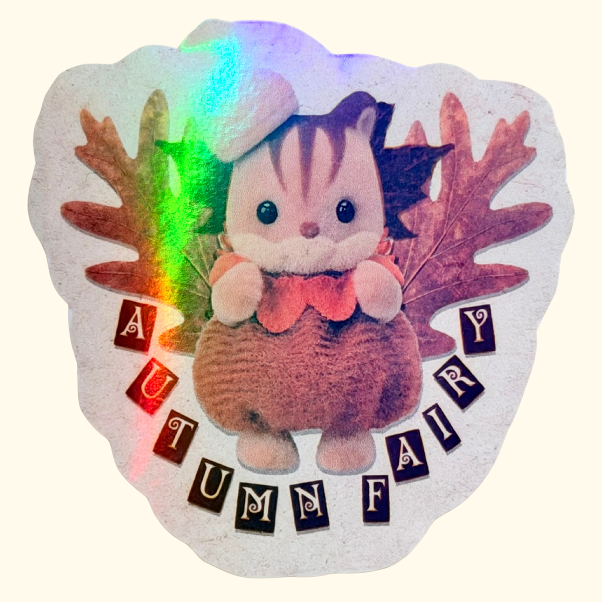 Sticker autumn fairy