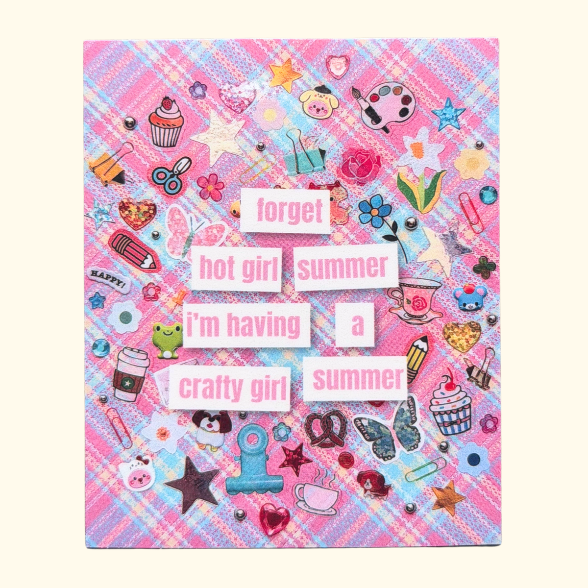 Crafty Girl Summer Sticker