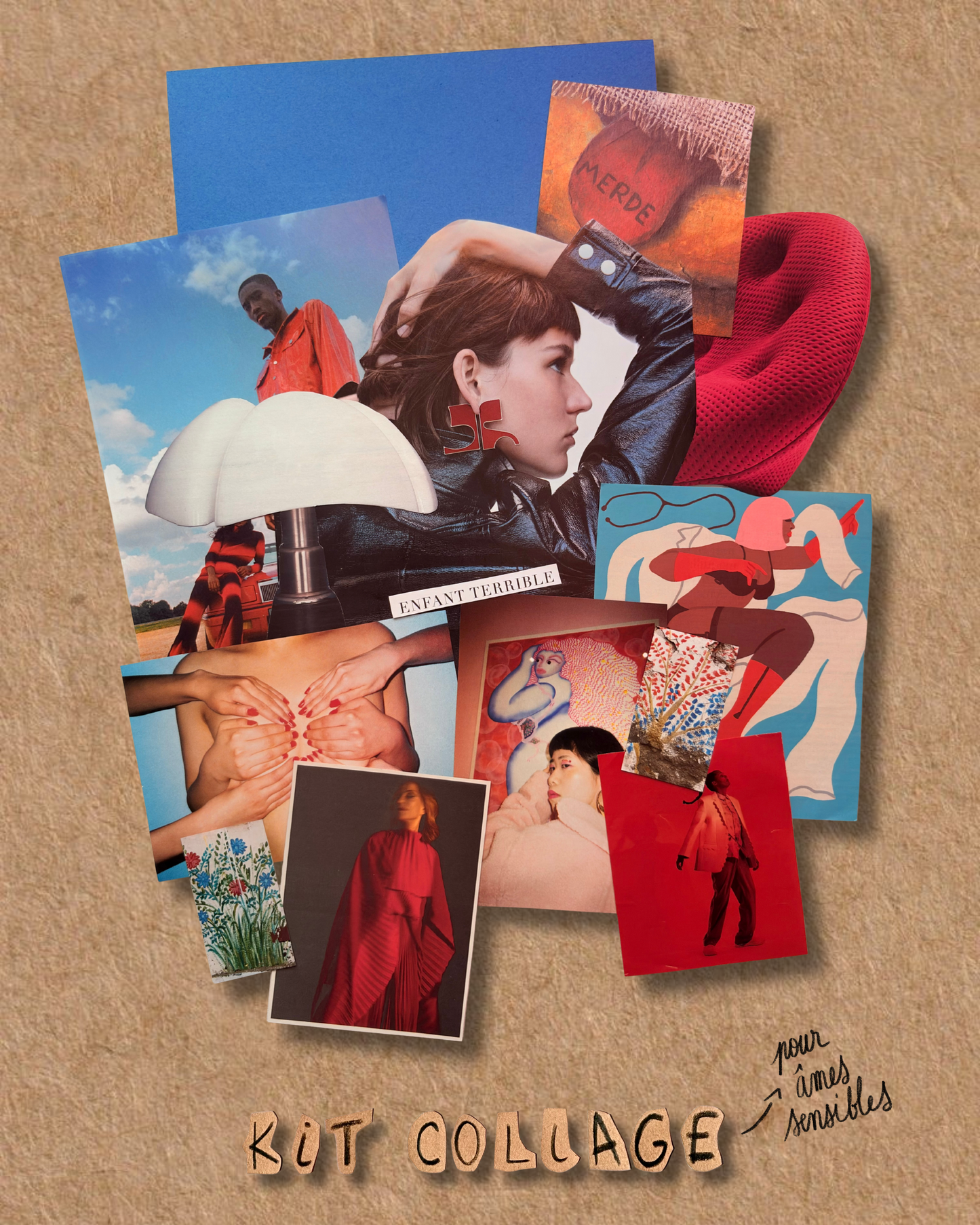KIT COLLAGE -pour âmes sensibles-