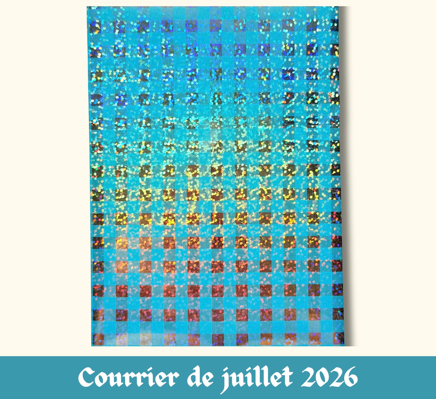 Fond paillettes juillet