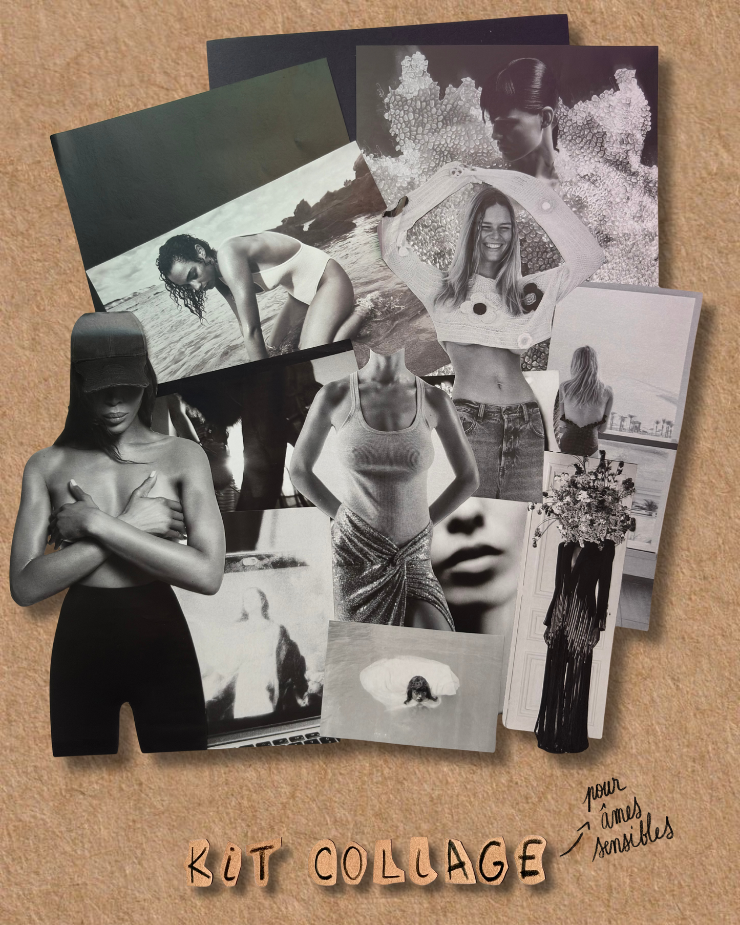 KIT COLLAGE -pour âmes sensibles-