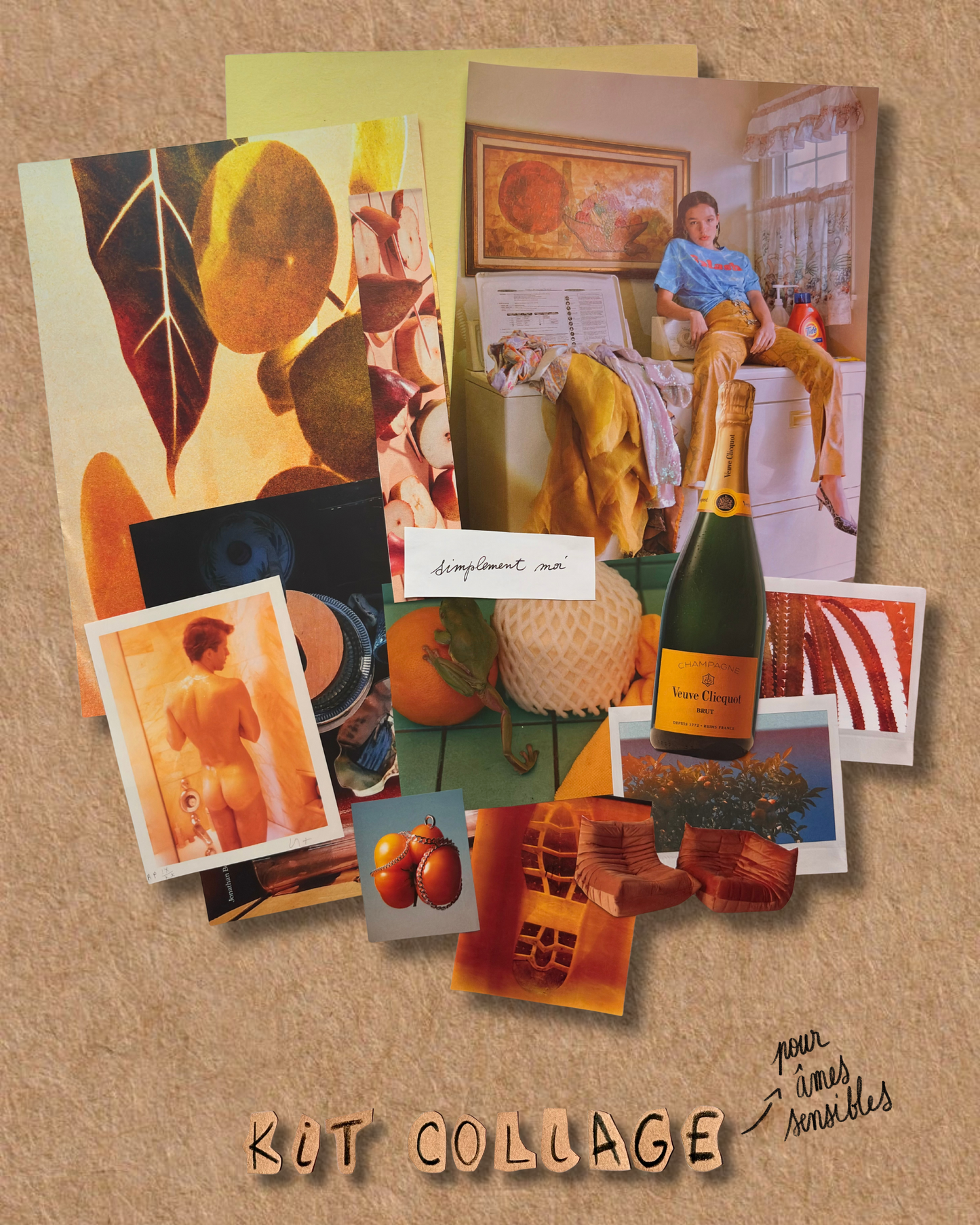 KIT COLLAGE -pour âmes sensibles-