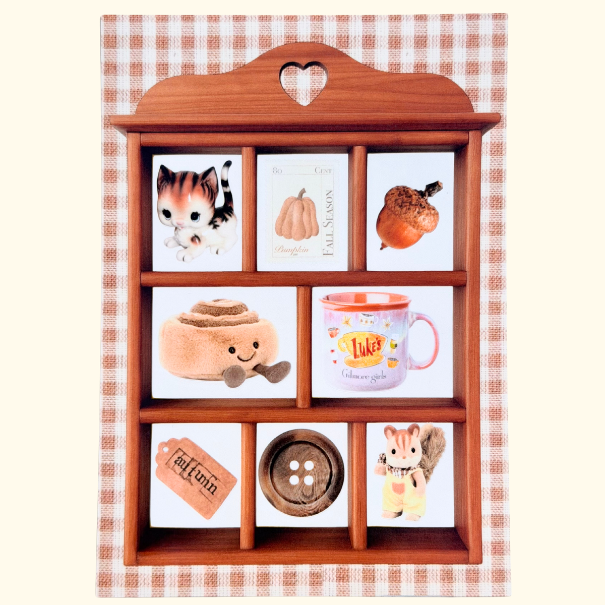 Planche de stickers trinkets shelf