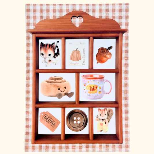 Planche de stickers trinkets shelf