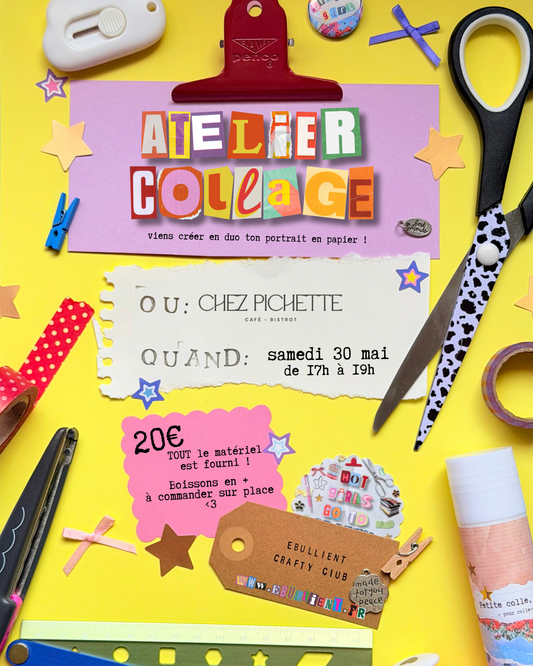 Atelier portrait collage