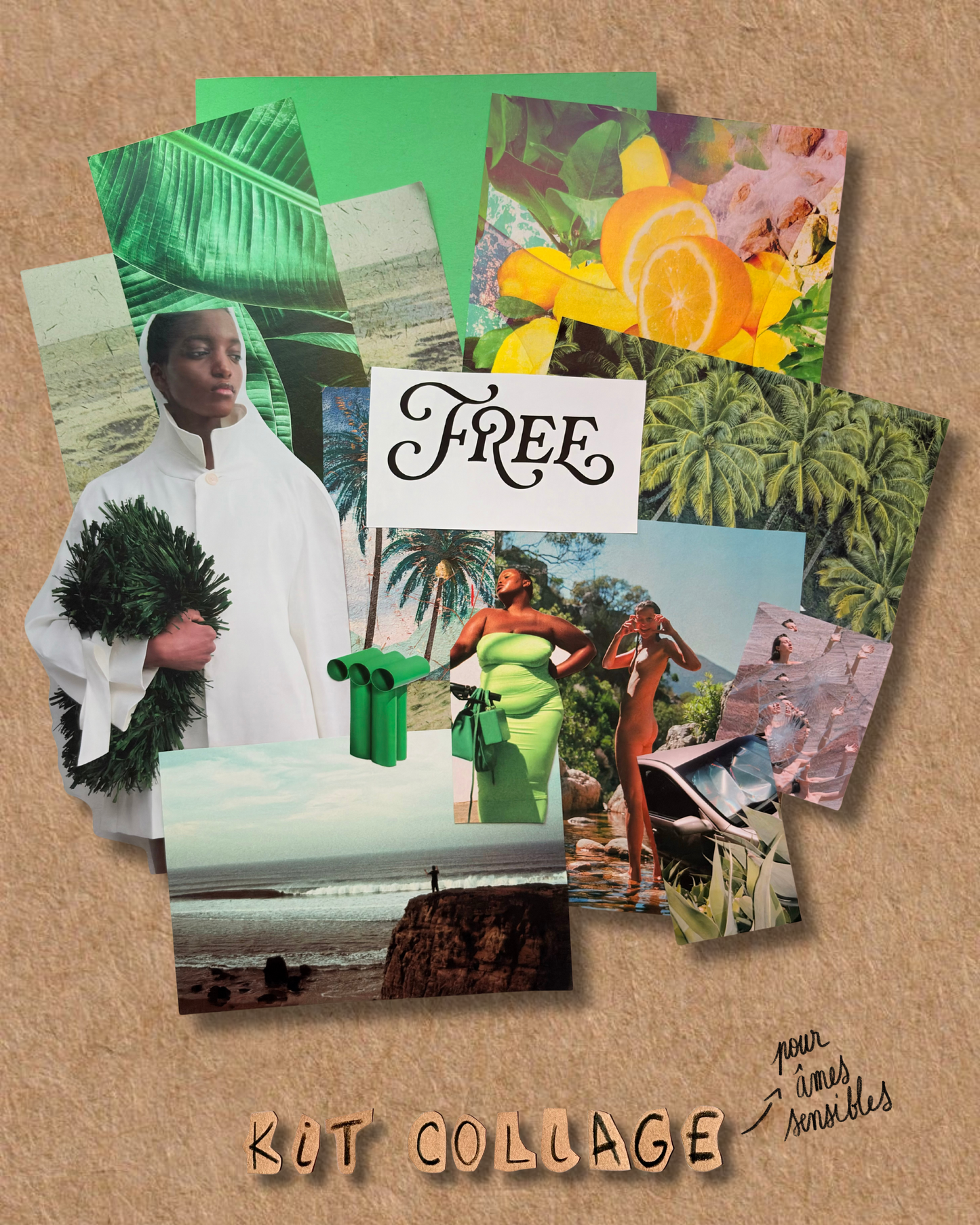 KIT COLLAGE -pour âmes sensibles-