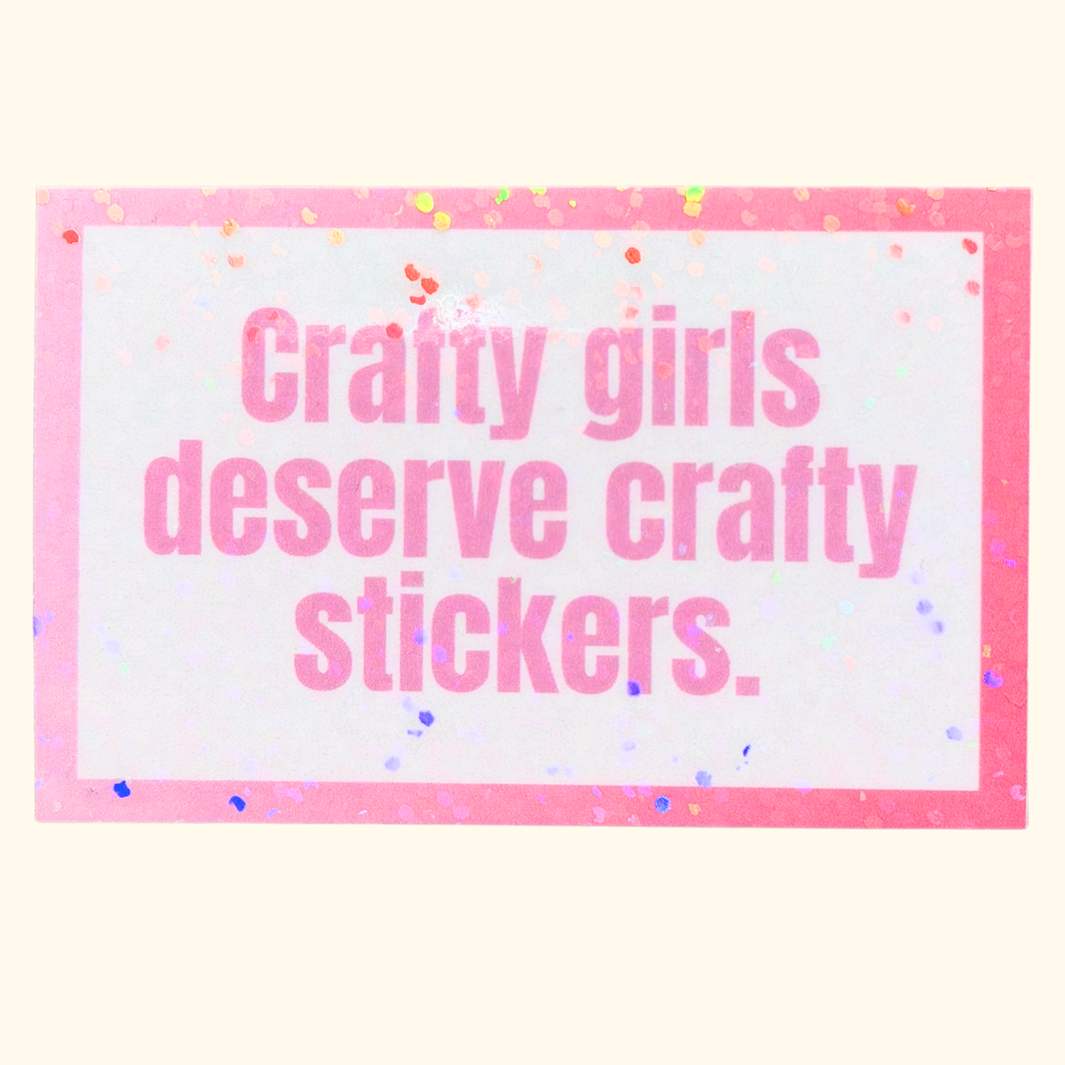 Crafty girls Sticker