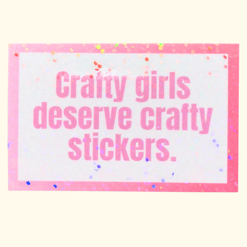 Crafty girls Sticker