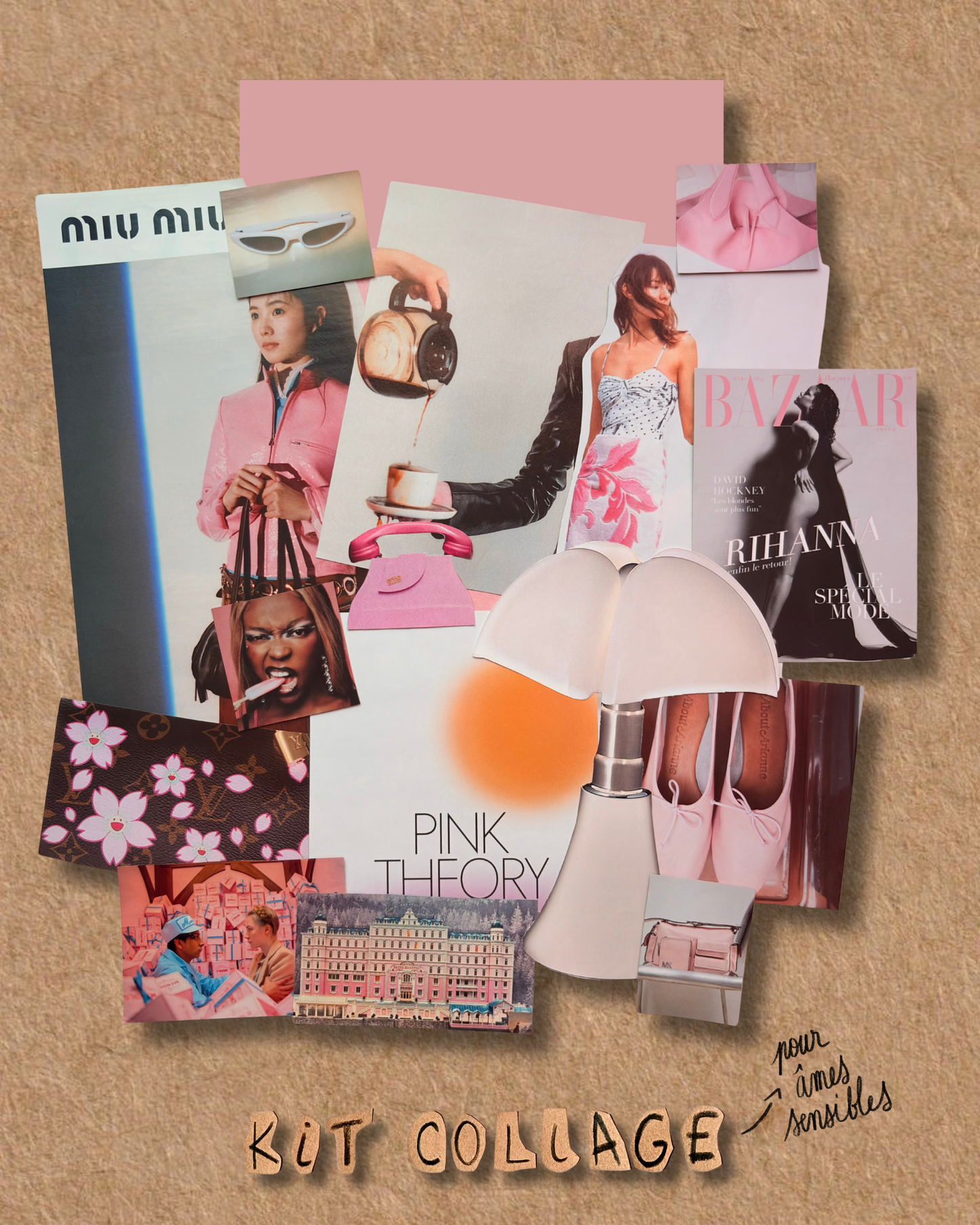 KIT COLLAGE -pour âmes sensibles-