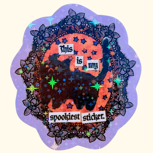 Sticker spooky