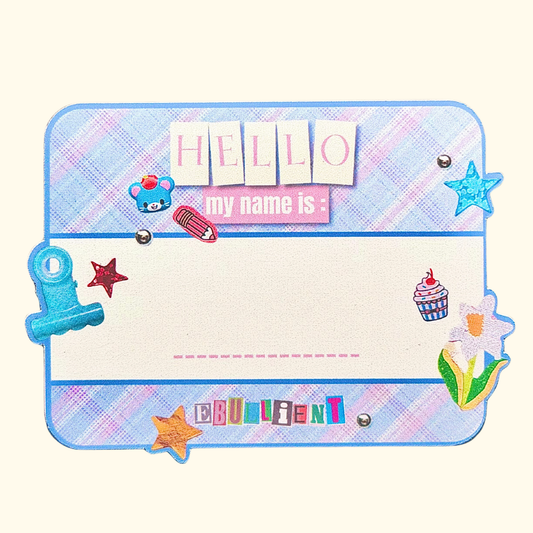 « Hello my name is » Sticker