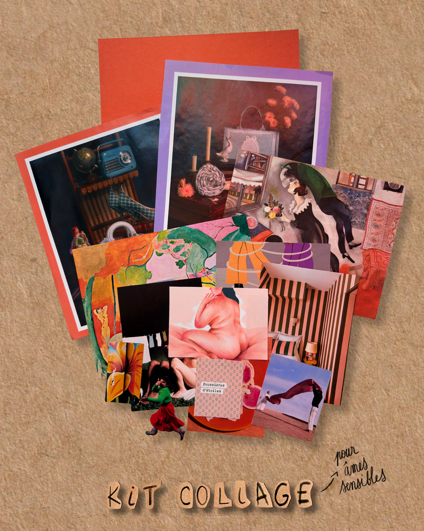KIT COLLAGE -pour âmes sensibles-