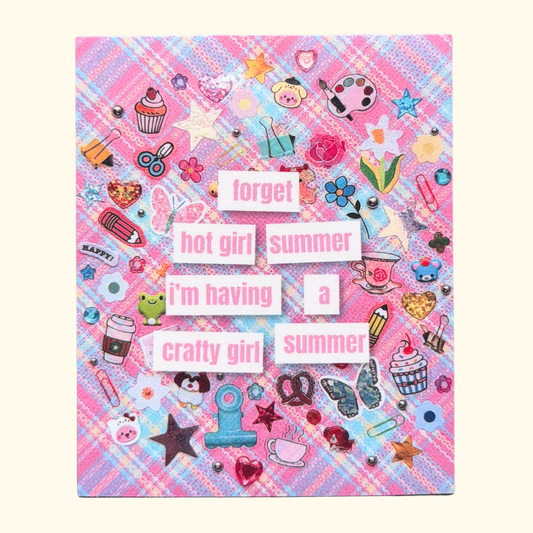 Crafty Girl Summer Sticker